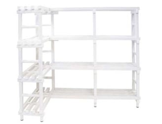 rayonnage angulaire en plastique